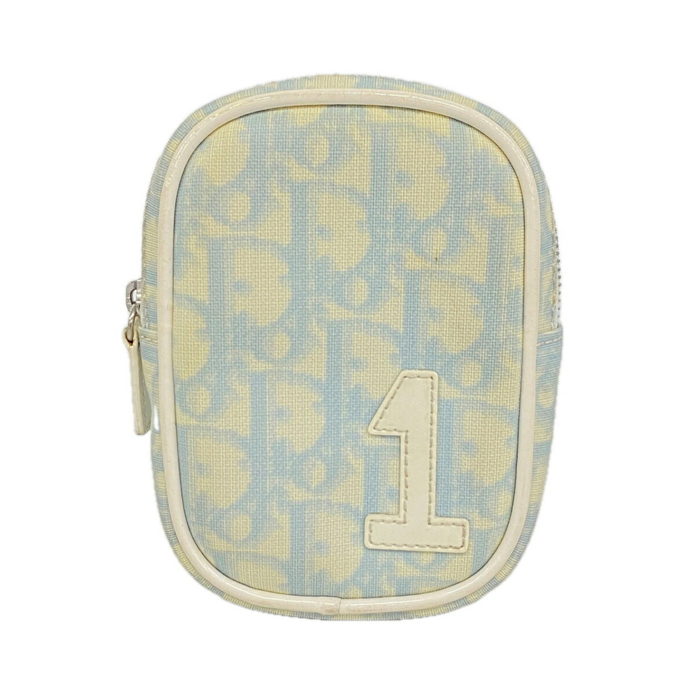 Christian Dior Bag/Pouch, Trotter, Light Blue, Women's, P3488259